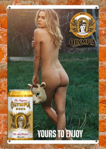 Insegna metallo birra olimpia - metallo,