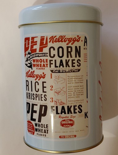 Scatola latta kellogg - latta,