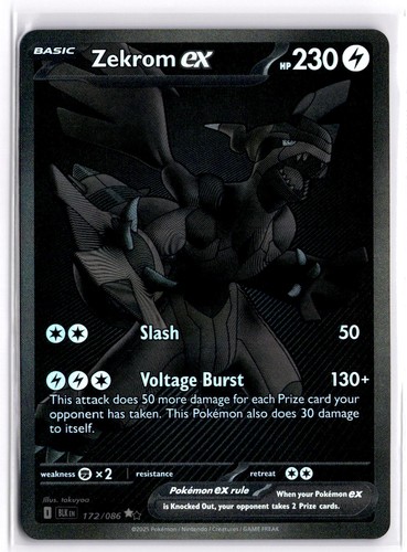 Zekrom 172 086 black - zekrom, 172/086