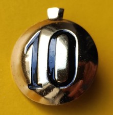 Numero 10 Per Fregio Cappello Bersagliere