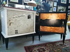 COPPIA COMODINI VINTAGE ANNI