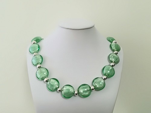 Collana con perle - , pastiglia