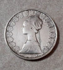 MONETA ARGENTO LIRE 500 1958
