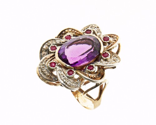 Anello stile antico oro - , 14
