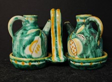 Raro set di vasetti Firmato Guido Gambone - Ceramica artistica antica Vietri '30