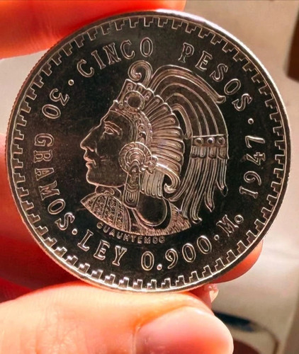 Pesos 1947 cuauhtemoc - pesos,