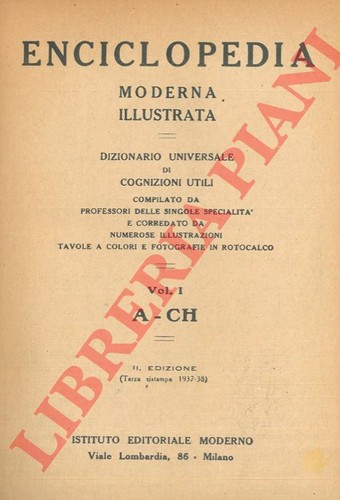Enciclopedia moderna - enciclopedia,