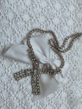Collana elegante con strass- girocollo elegante donna