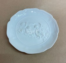 Piattino in porcellana con decorazione angioletti Limoges France 11,5x2 cm