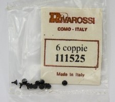 RIVAROSSI 111 525 LOTTO di 12 RESPINGENTI per LOCO e VAGONI SCALA N 1:160 NEW