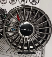 4 Cerchi in lega 16" Fiat 500 colore Antracite 6,5Jx16 4x98 ET35 nuovi