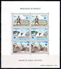 Monaco 1979 Mi. Bl.15 Foglietto 100% Nuovo ** Soldato Messaggero,Le Poste