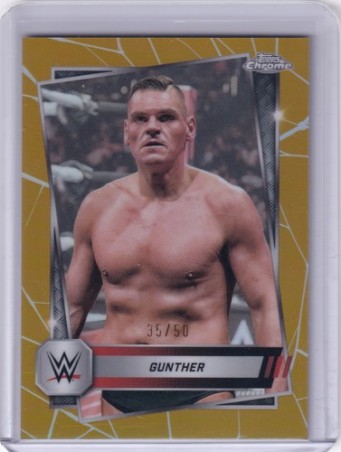 2025 topps chrome wwe - topps, gunther