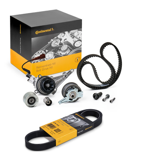 Kit distribuzione con - distribuzione, pompa