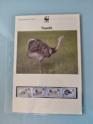 Wwf bolaffi nandù - bolaffi, uruguay