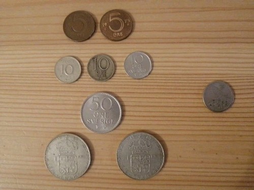 Lotto monete scandinavia - di, 9