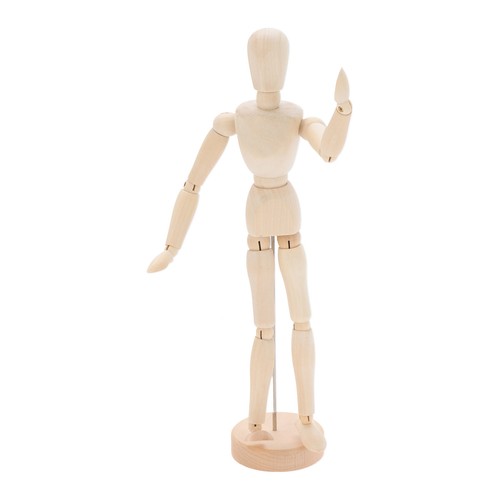 Manichino legno cm - in, con