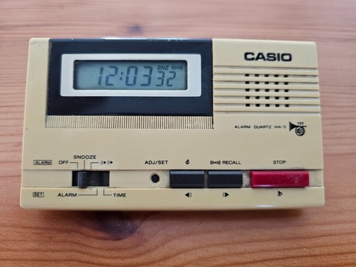 Casio melody alarm clock - alarm,