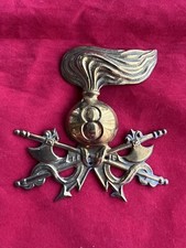 Fregio 8 Reparto Genio Roma Casco Coloniale Regio Esercito WW2