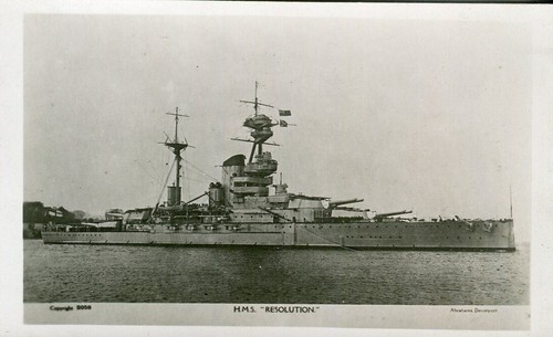 Hms resolution wwi wwii - hms,
