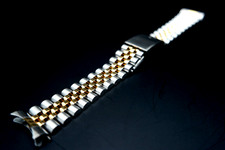 BRACCIALE GIUBILEO 20MM DUE TONI S/ACCIAIO COMPATIBILE CON ROLEX JUBILEE PERPETUAL