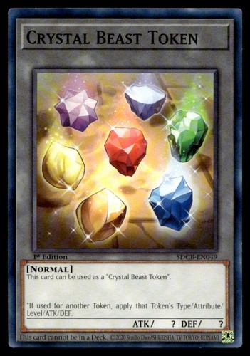 Crystal beast token structure - beast,