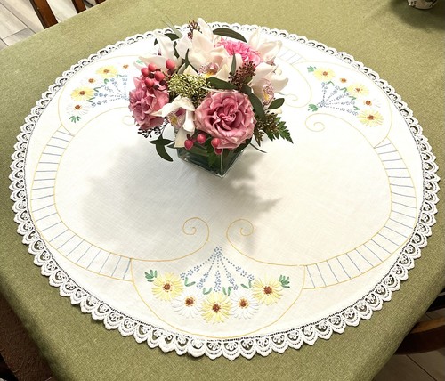Tovaglia vintage fatta - , mano