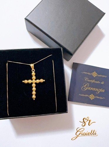 Collana veneziana con croce - veneziana, a