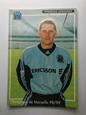 FRANCOIS LEMASSON-Olympique Marsiglia 98/99-Francia-Ex-Lione-Cannes-Caen-AK