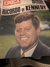 EPOCA n. 688 1 DICEMBRE 1963 Ricordo di John Kennedy Numero Speciale