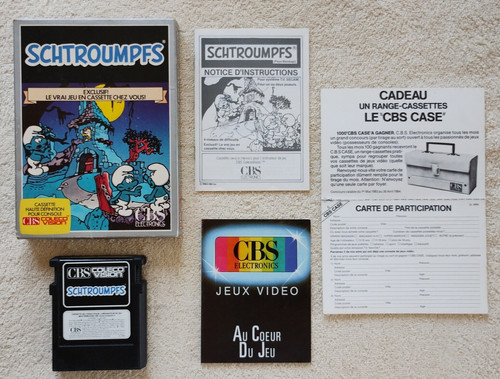 Cbs colecovision schtroumpfs - colecovision, /