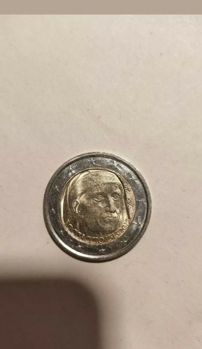 Moneta due euro rara - da,