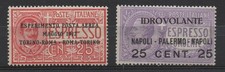 Regno 1917 - Posta Aerea Voli Roma-Torino e Napoli-Palermo - Nuovi MNH**