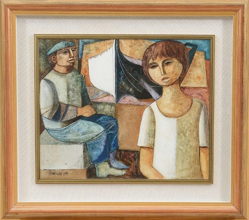 Huile sur toile lucio - de,