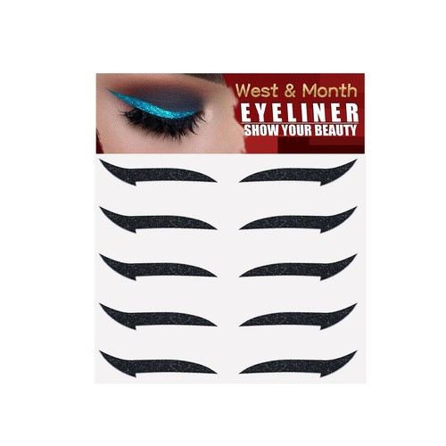 Adesivi eyeliner argento - adesivi, luce