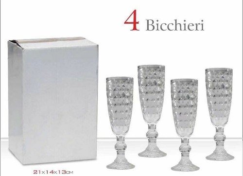 Set pezzi servizio calici - pezzi,
