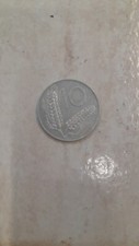 Moneta italiana 10 lire del