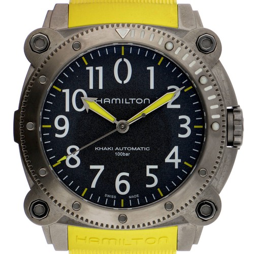 Hamilton khaki navy h78535380 - khaki,