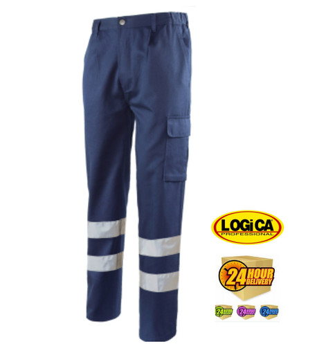 Alta visibilità pantaloni - alta,