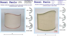 Paralume rustico ventola vela
