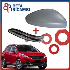 Calotta Specchietto Retrovisore Peugeot 2008 Destro Dx Guida Primer + Freccia