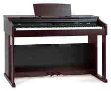 Pianoforte Digitale E-Piano 88 Tasti Dinamici USB MIDI 3 Pedal 360 Suoni Marrone