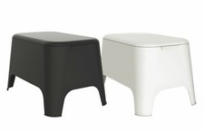 TAVOLO TAVOLINO BASSO PETRA CON COPERCHIO IN RESINA DA ESTERNO 35281V