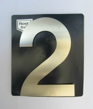 Hoppe numero civico in acciaio
