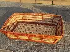Cestino in vimini rettangolare