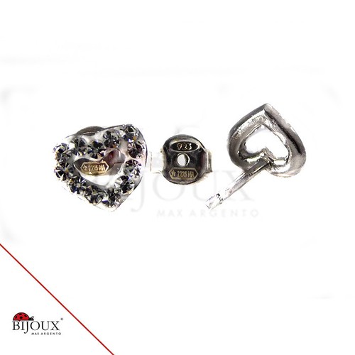 Orecchini argento 925 cuore - argento,
