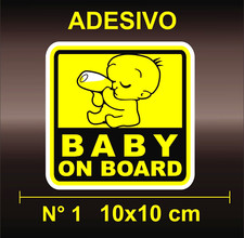 Adesivi Sticker BABY ON BOARD