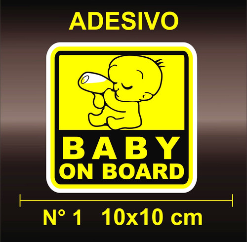 Adesivi sticker baby board - on,