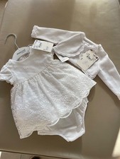 Vestito neonata bianco