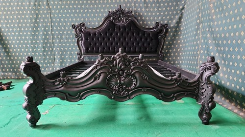 Letto gotico artigianale - , in